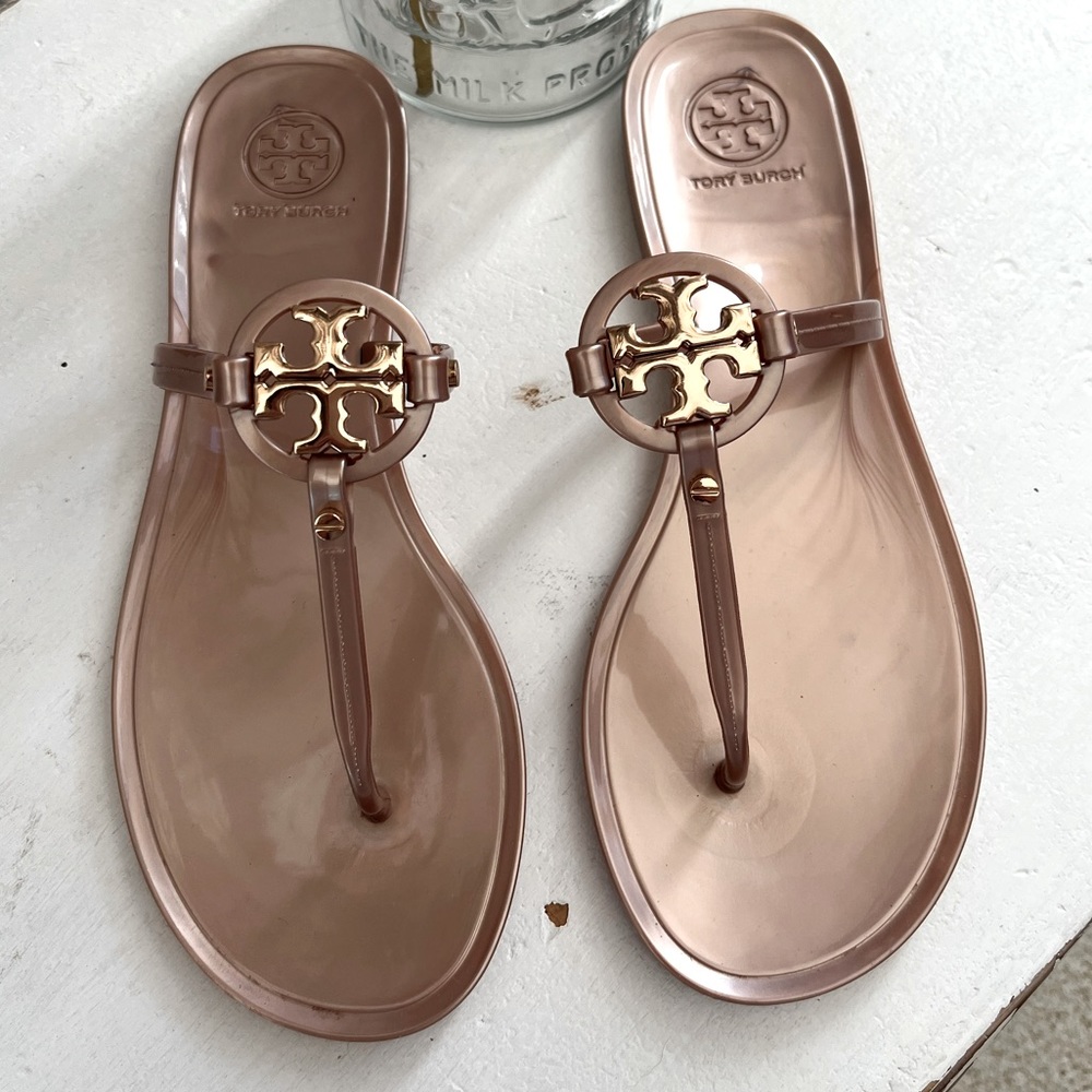 Tory Burch Mini Miller Jelly Thong Sandals
